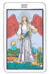 Major Arcana Tarot Meaning - Temperance (XIV)